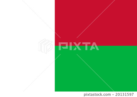 Standard Proportions for Madagascar Flag Standard Proportions for Madagascar Flag 20131597