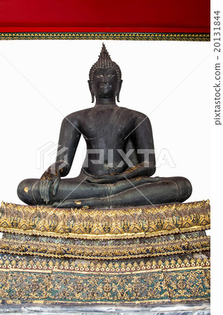 The black buddha statue The black buddha statue 20131844