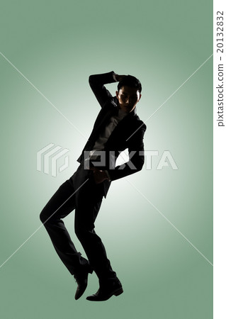 Asian businessman dancing Asian businessman dancing 20132832
