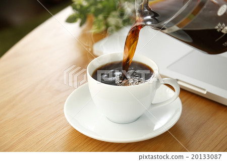 Coffee and computer 20133087