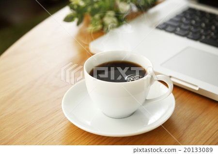 Coffee and computer 20133089