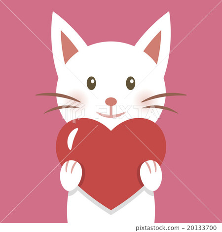 cat, pussy, heart 20133700