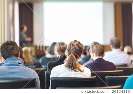 Audience in the lecture hall. 20134310