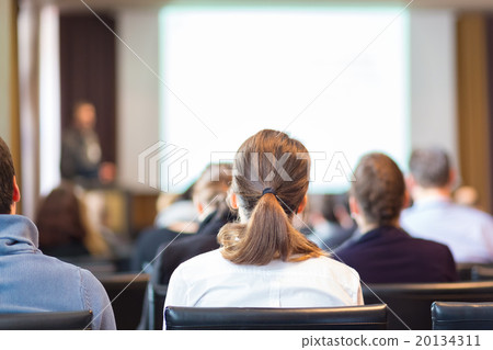 Audience in the lecture hall. Audience in the lecture hall. 20134311