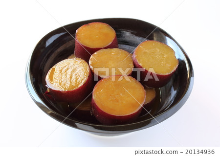 Boiled sweet potato with sweet potato 20134936
