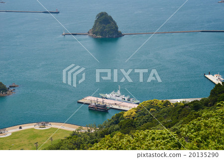 Shimoda Bay從Mt. Mt. Shimaoka俯瞰下田灣 20135290