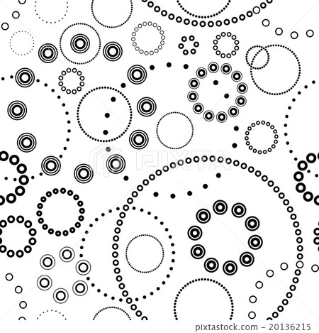 Seamless Concentric Pattern - Stock Illustration [20136215] - PIXTA