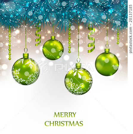 Traditional Decoration with Fir Branches and Glass Traditional Decoration with Fir Branches and Glass 20137185