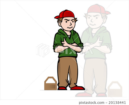 Cool boy with red hat Cool boy with red hat 20138441