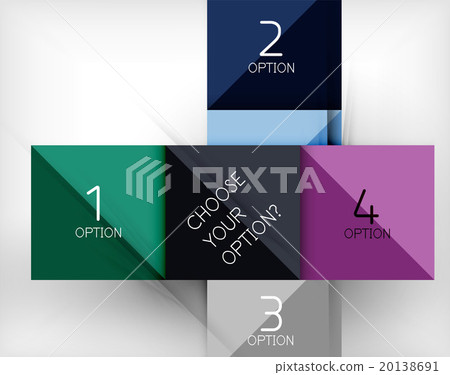 Vector square abstract background 20138691