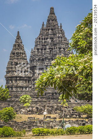 Prambanan temple near Yogyakarta on Java island 20139534