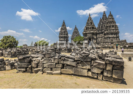 Prambanan temple near Yogyakarta on Java island 20139535