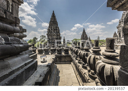 Prambanan temple near Yogyakarta on Java island 20139537
