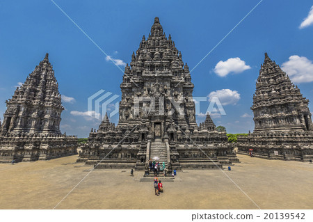Prambanan temple near Yogyakarta on Java island 20139542