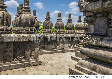 Prambanan temple near Yogyakarta on Java island 20139559