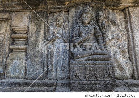 Prambanan temple near Yogyakarta on Java island 20139563