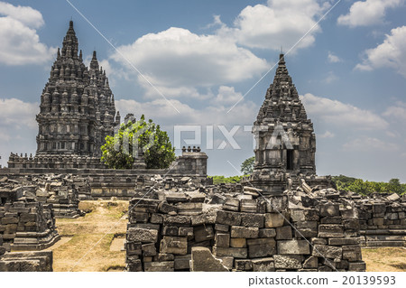 Prambanan temple near Yogyakarta on Java island 20139593