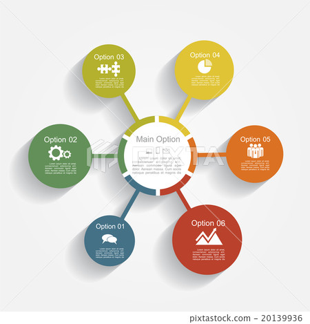 Banner infographic design template. Vector 20139936