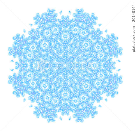 Abstract snowflake Abstract snowflake 20140144