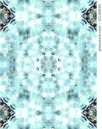 Light grey abstract kaleidoscope 20140640