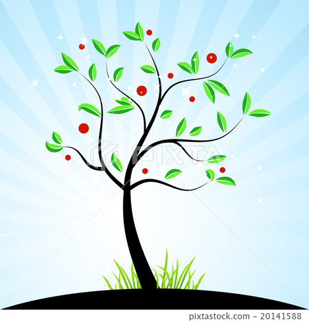 Spring tree for your design - Stock Illustration [20141588] - PIXTA
