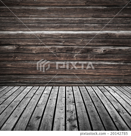 Abstract empty dark wooden room background Abstract empty dark wooden room background 20142785