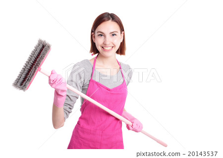 happy Cleaning woman housewife happy Cleaning woman housewife 20143537