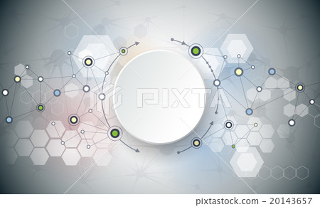 Abstract Technology connection background - Stock Illustration ...