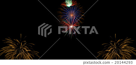 Wide Fireworks Display 20144293