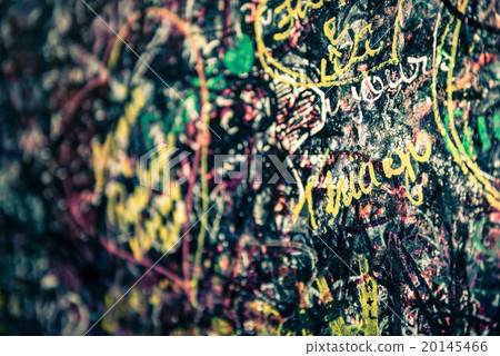 The wall full of messages, Verona, Italy. The wall full of messages, Verona, Italy. 20145466