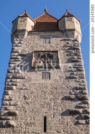 Rothenburg ob der Tauber, Germany Town Wall Tower 20145980