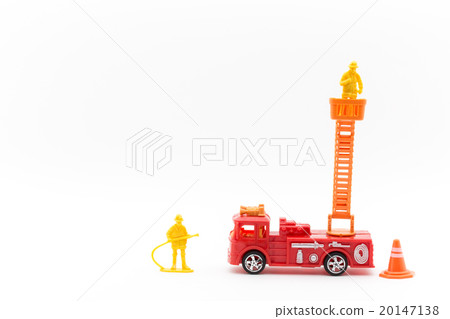 玩具火和消防員：玩具消防車和消防員 20147138