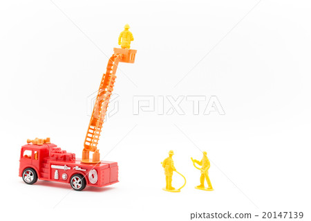 玩具火和消防員：玩具消防車和消防員 20147139