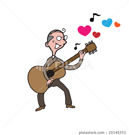 People old man guitar love song 20148353