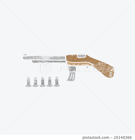 Weapon armed objects shotgun and bullets 20148366