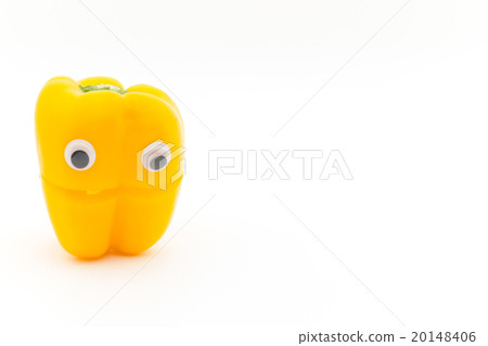 Eye ball seal · Yellow paprika: wiggly-eyed yellow bell papper 20148406