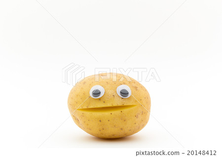 Eye ball seal · potato (variety: Yukon · Gold): wiggly-eyed potato 20148412