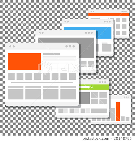 web site page templates collection 20148795