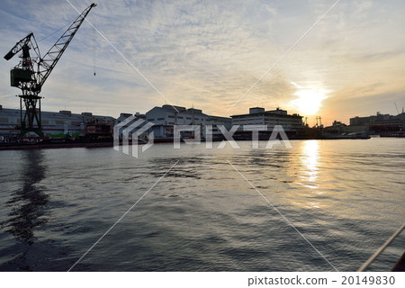 在港口的晚上風景 20149830
