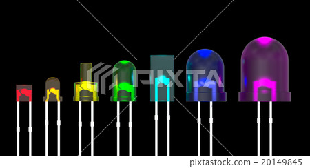 Line from light emitting diodes - Stock Illustration [20149845] - PIXTA