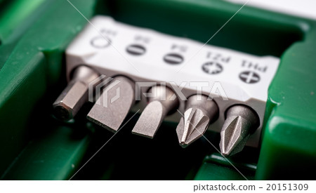 A set of screwdriver bits A set of screwdriver bits 20151309