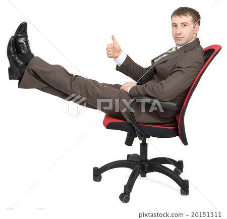 Businessman sitting on chair 20151311