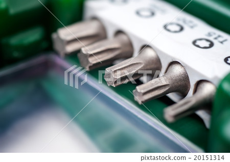 A set of screwdriver bits A set of screwdriver bits 20151314