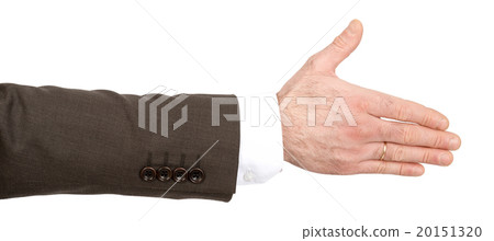 Businessmans right hand 20151320