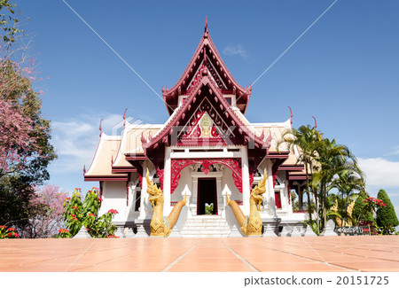 Buddhist temple in Mae Salong, Thailand. 20151725