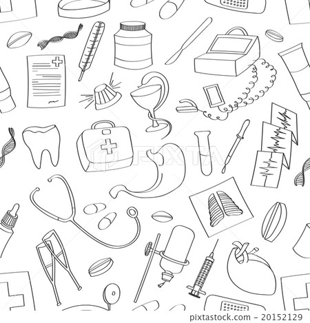 Doodle pattern Medical Doodle pattern Medical 20152129
