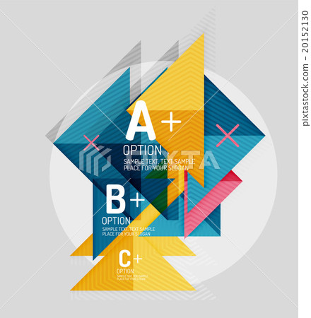 Color geometric shapes composition for option Color geometric shapes composition for option 20152130