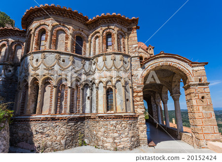 Byzantine church in medieval city of Mystras Byzantine church in medieval city of Mystras 20152424