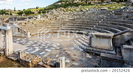 ruins of theater in Ancient Messinia, Greece ruins of theater in Ancient Messinia, Greece 20152428