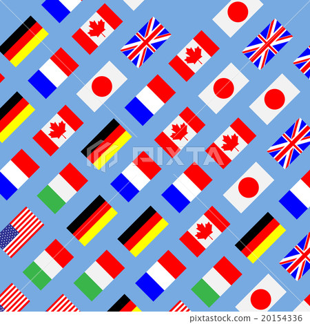 Seamless pattern flag g7 20154336